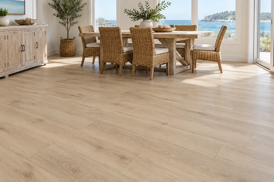 Coastal Plank — AI-generated illustrative room