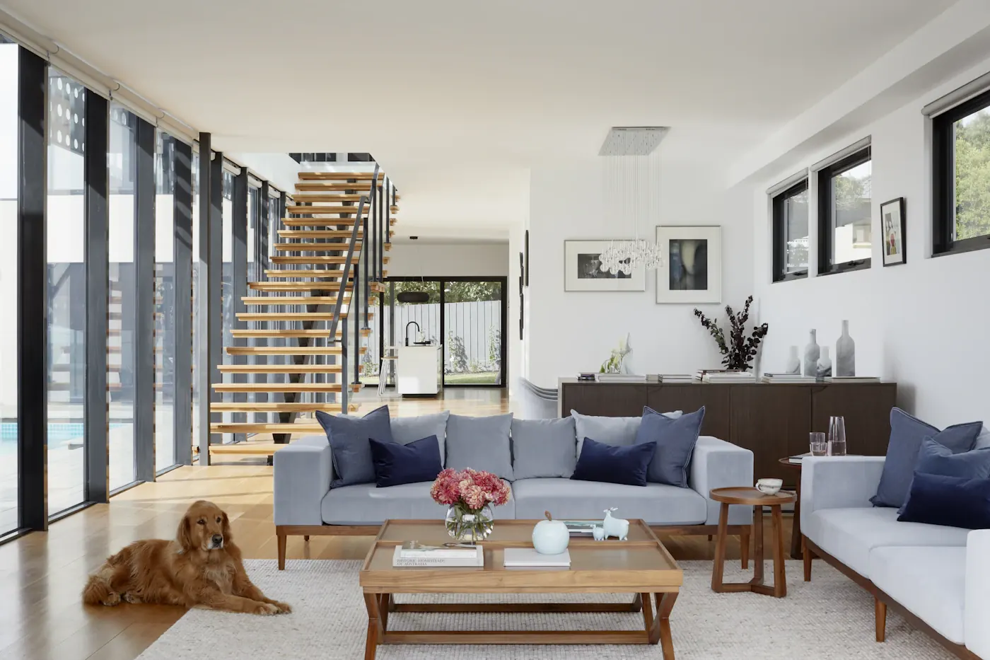 Warm natural interior details